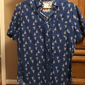 Tailored fit, Denim and Flower, worn once, large